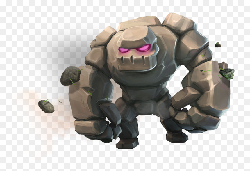 Clash Royale 2048 2018 Transprent Png Free Download - Golem Png Coc, Transparent Png - clash of clans png