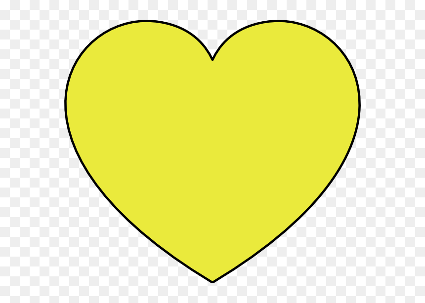 Goldheart Svg Clip Arts - Transparent Background Yellow Heart, HD Png Download - gold heart png