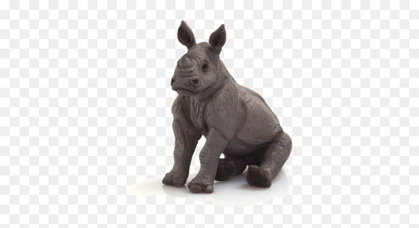 Baby Rhino Png Pluspng - Rhino Sitting, Transparent Png - black baby png
