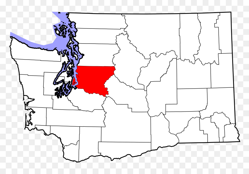 Franklin County In Washington State, HD Png Download - washington state outline png