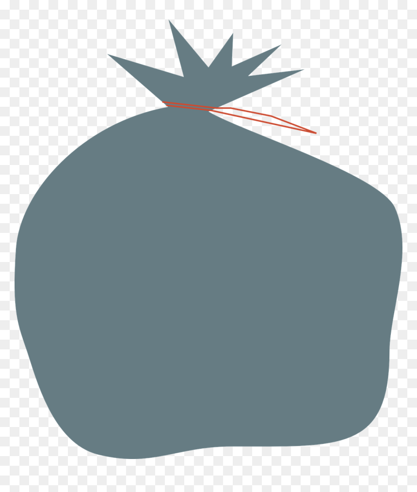 Saco De Lixo Png Desenho, Transparent Png - trash bag png