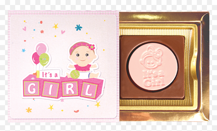 Cartoon Baby Girl Png, Transparent Png - its a girl png