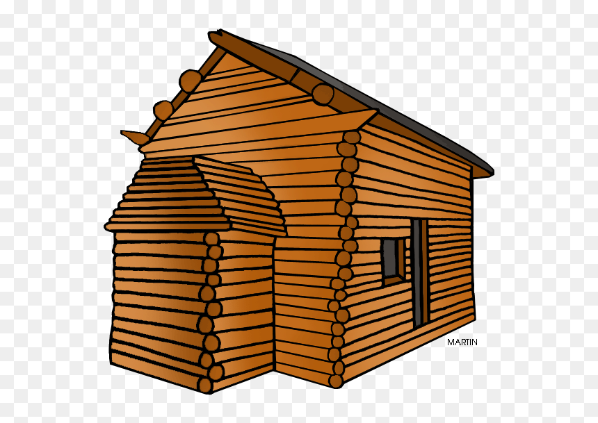 Clip Art Log Cabin Vector Graphics Image - Log Cabin Clipart, HD Png Download - cabin png