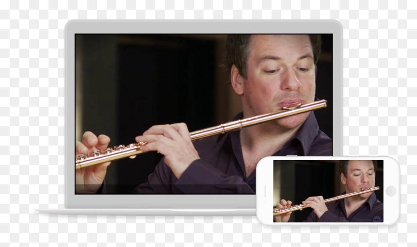 Emmanuel Pahud Flute Embouchure , Png Download - Flautist, Transparent Png - flute png