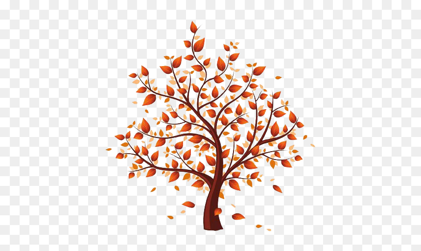 Autumn Png Photo Background - Drawing Of A Green Tree, Transparent Png - autumn png