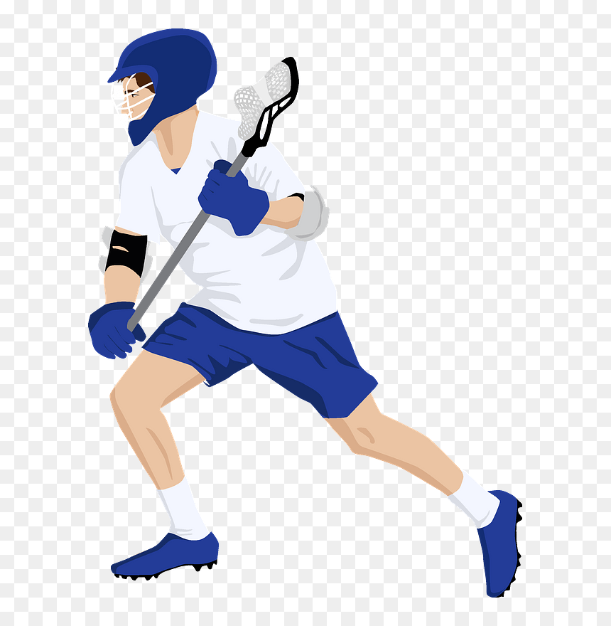 Lacrosse Player Clipart, HD Png Download - lacrosse stick png