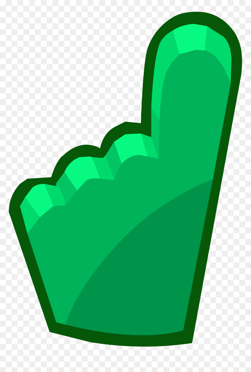 Club Penguin Wiki - Chair, HD Png Download - foam finger png