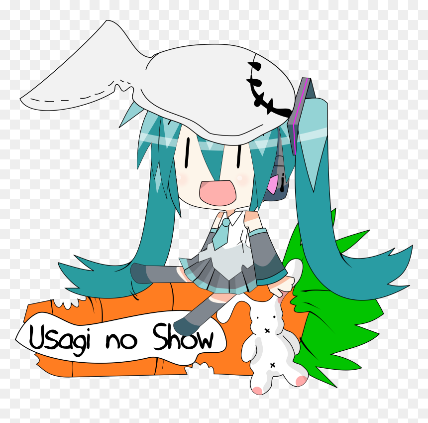 Miku Usagi Hat Clip Arts - Clip Art, HD Png Download - miku png