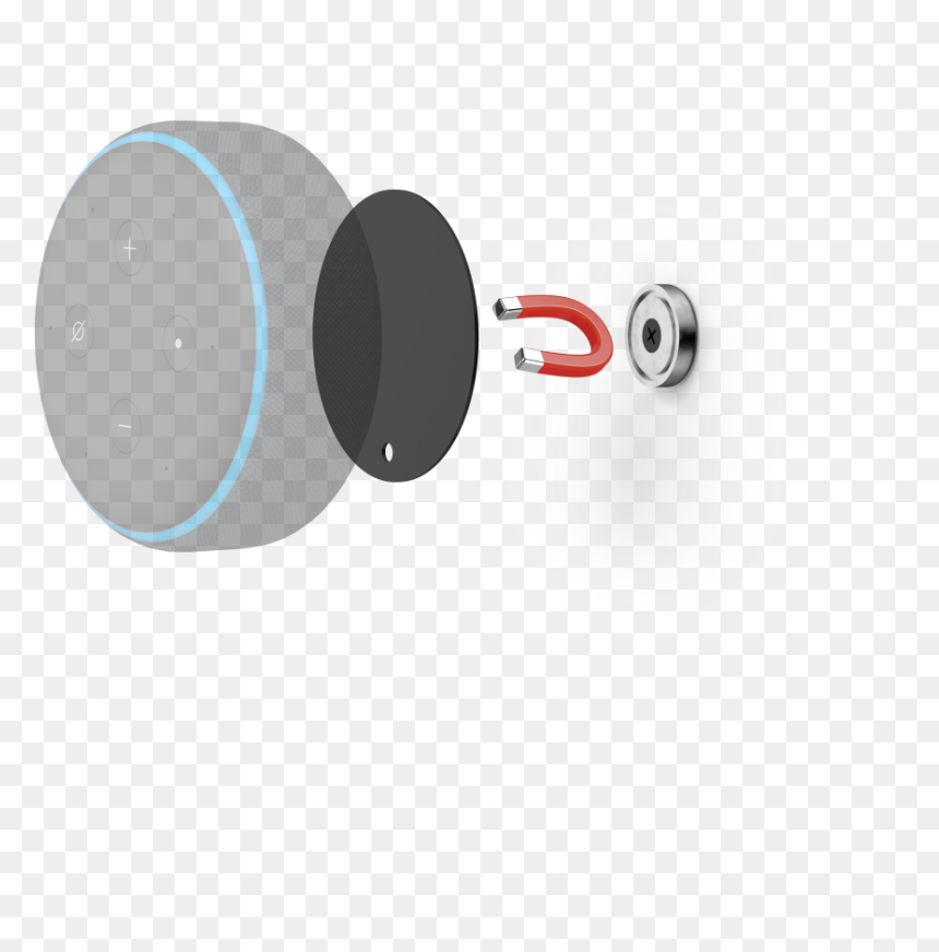 Abx High-res Image - Wandhalterung Echo Dot Gen 3, HD Png Download - amazon echo png