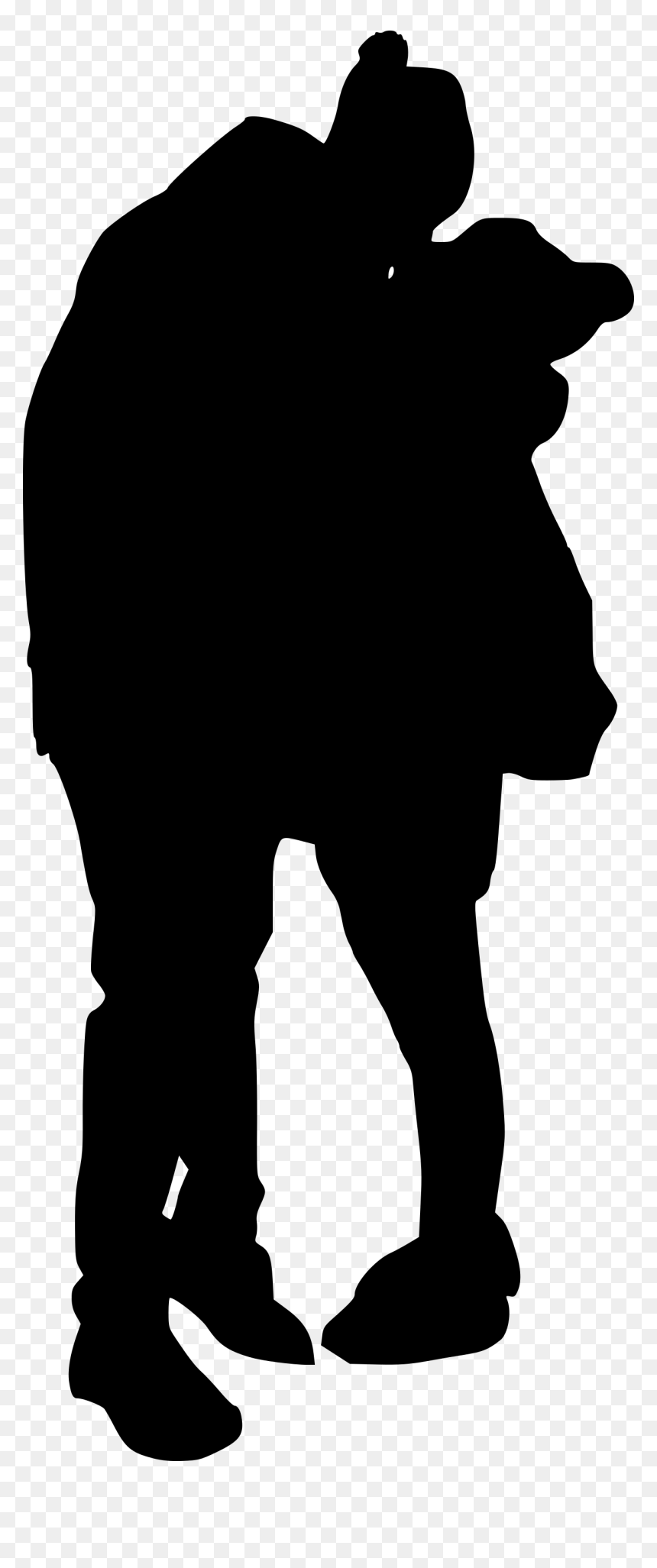 Couple Silhouette Png, Transparent Png - couple silhouette png