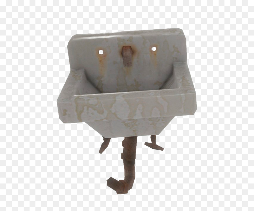 Fo4 Sink Broken - Broken Sink Png, Transparent Png - sink png
