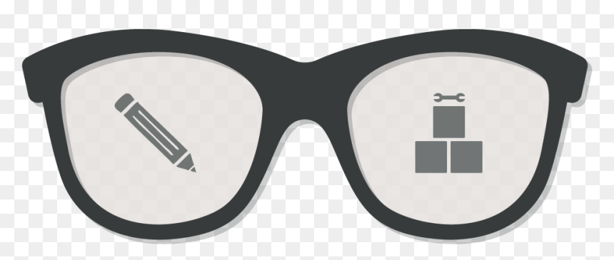 Glasses With Icons Png Vertix Logo Ideas, Transparent Png - spectacles vector png