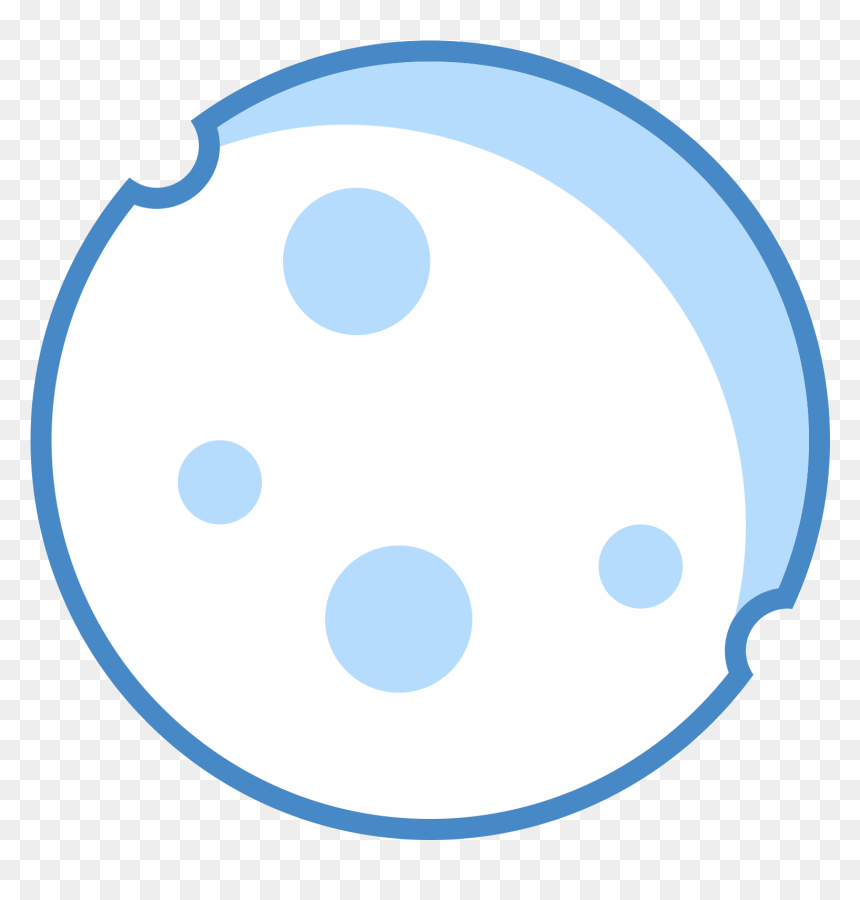 Full Moon Icon - Circle, HD Png Download - moon icon png