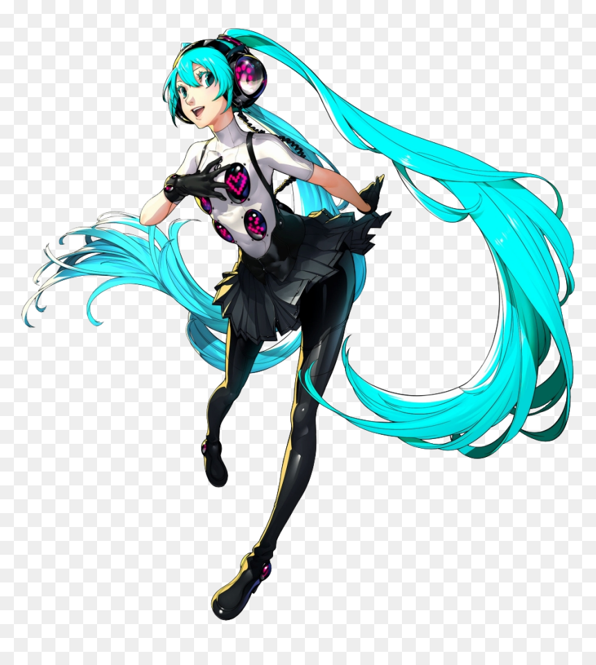 Hatsune Miku Persona, HD Png Download - miku png
