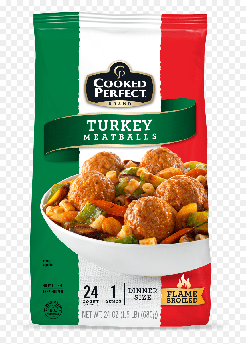 Cooked Perfect Turkey Meatballs, HD Png Download - cooked turkey png