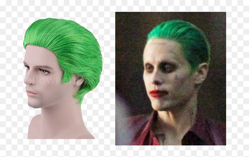 Joker Suicide Squad Hair - Joker Suicide Squad Diy Costume, HD Png Download - suicide squad png