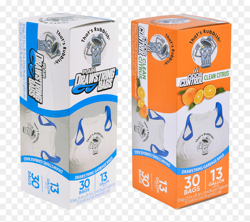 Carton, HD Png Download - trash bag png