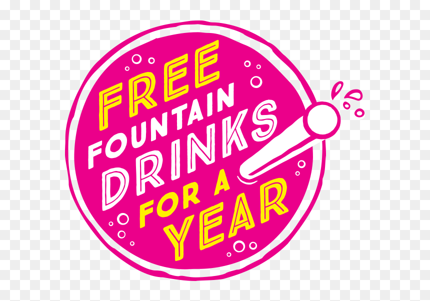 You Could Win Free Fountain Drinks For A Year Fountain - Circle, HD Png Download - you win png