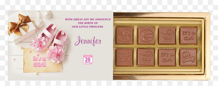 Chocolate Bar, HD Png Download - its a girl png