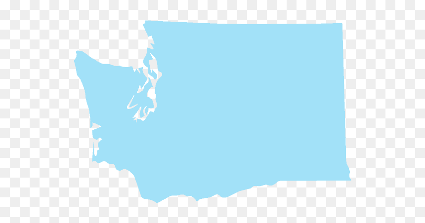 Puget Sound Outline, HD Png Download - washington state outline png