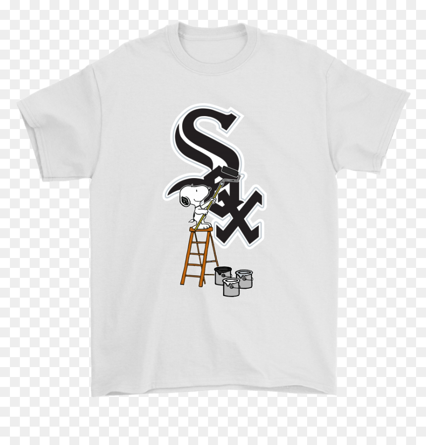 Snoopy Paints The Chicago White Sox Logo Mlb Baseball - Chiefs Baby Yoda, HD Png Download - white sox logo png