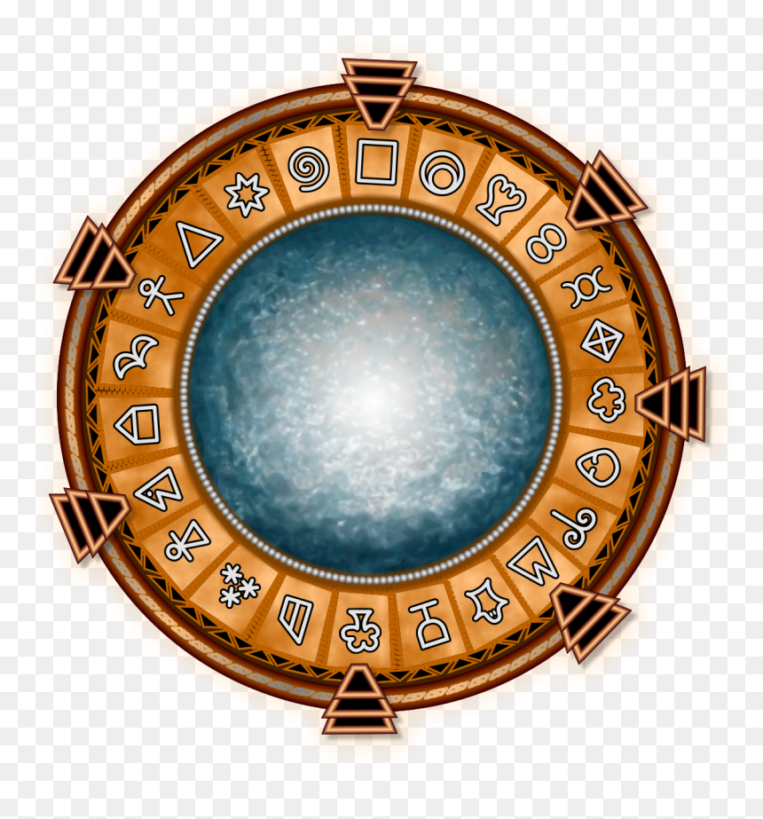 Vector Version Of The Original Energy Symbols Stargate - Stargate Png, Transparent Png - stargate png