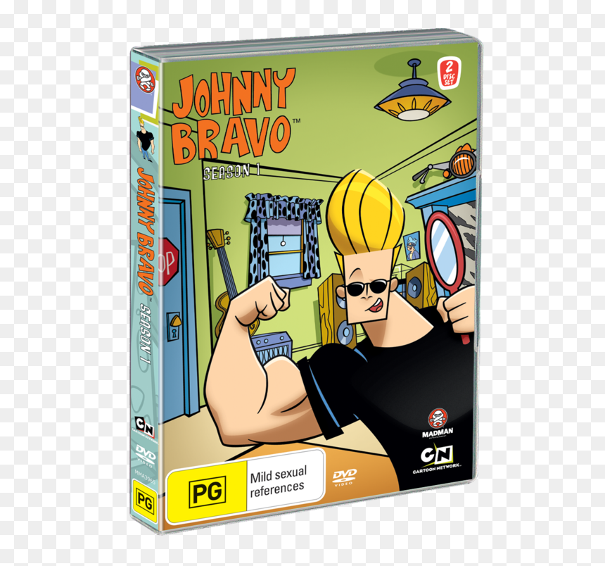 Johnny Bravo Season - Johnny Bravo Season 1 Dvd, HD Png Download - johnny bravo png