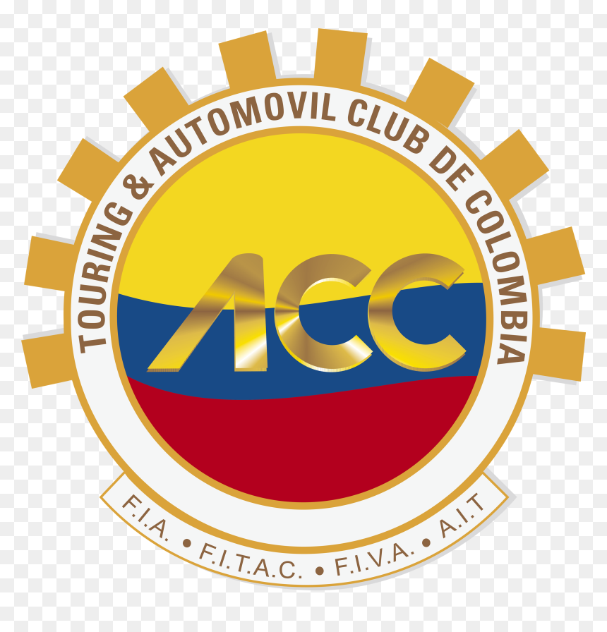 Escudo Automovil Club De Colombia - Touring Y Automovil Club De Colombia, HD Png Download - colombia png