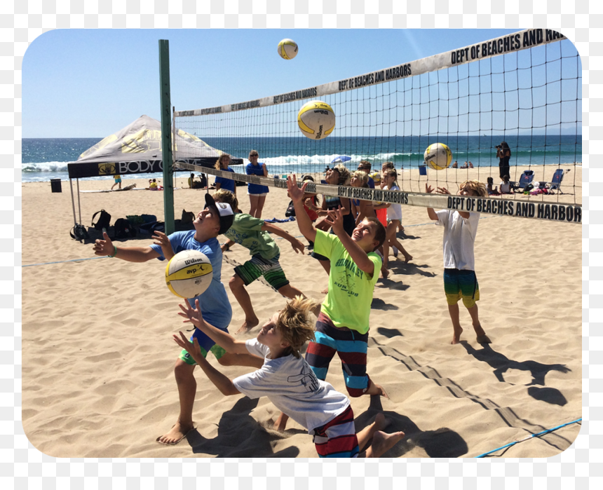 Beach Volleyball, HD Png Download - volleyball net png