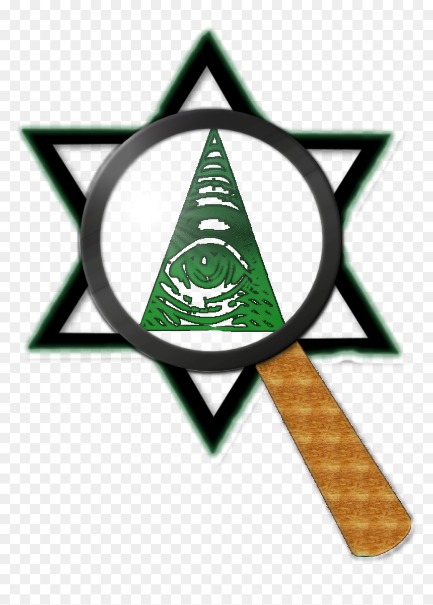 Logo=d - Star Of David Black And White, HD Png Download - mlg illuminati png