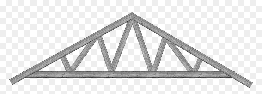 Transparent Rooftop Png - Double W Roof Truss, Png Download - rooftop png
