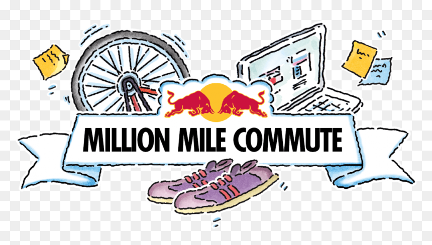 Red Bull Million Mile Commute, HD Png Download - red bull png