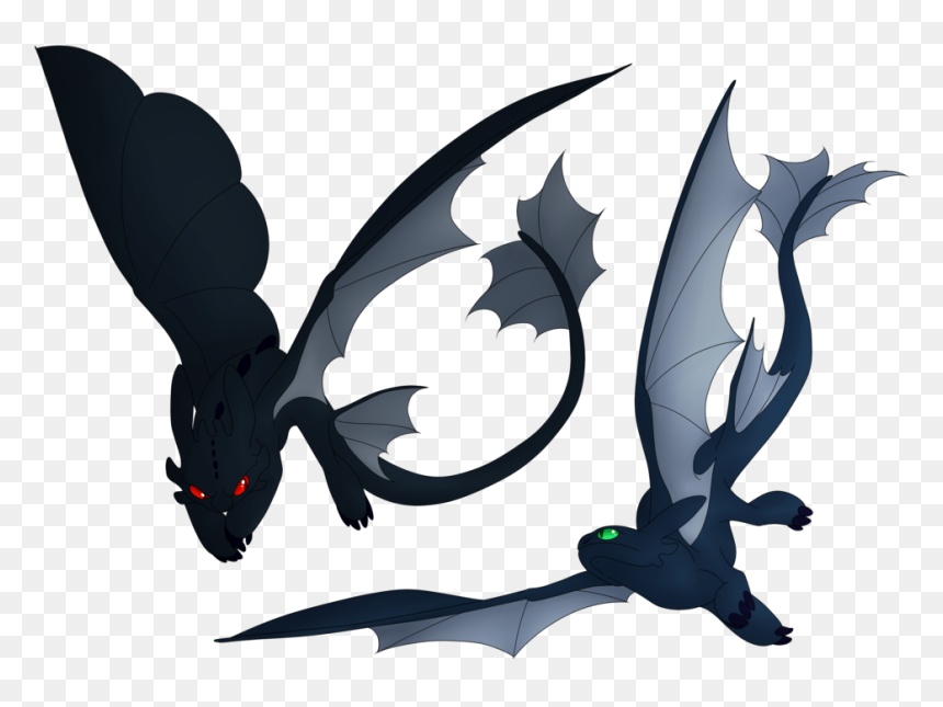 Transparent Dragon Clipart For Kids - Night Fury Dragon Transparent, HD Png Download - flying dragon png