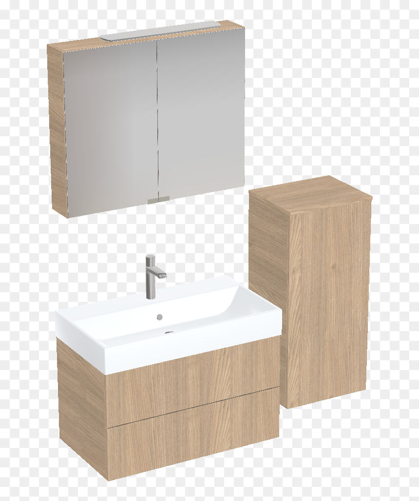Bathroom Cabinet Drawer Sink - Muebles De Baño Png, Transparent Png - sink png