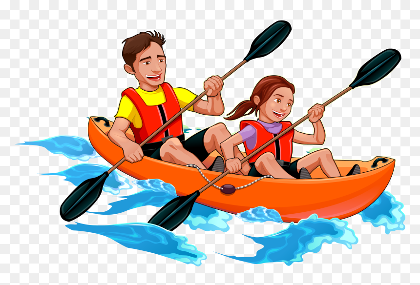 Rafting Transparent Png - Rafting Png, Png Download - kayak png