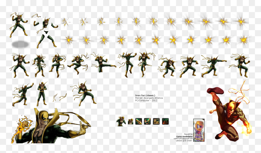 Click To View Full Size - Cartoon, HD Png Download - iron fist png
