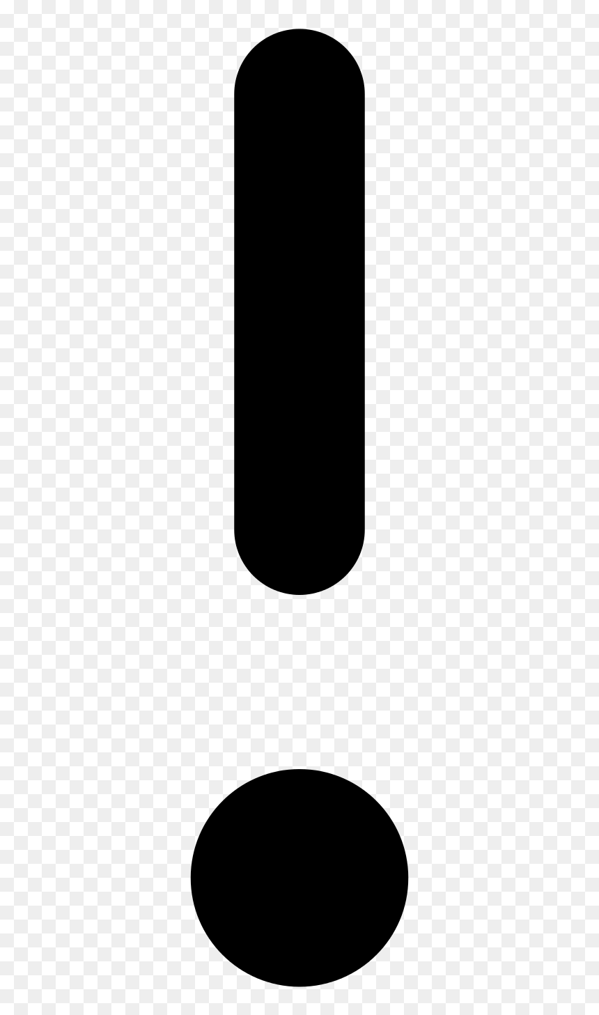 Exclamation Point Png - うちわ 文字 記号, Transparent Png - point png