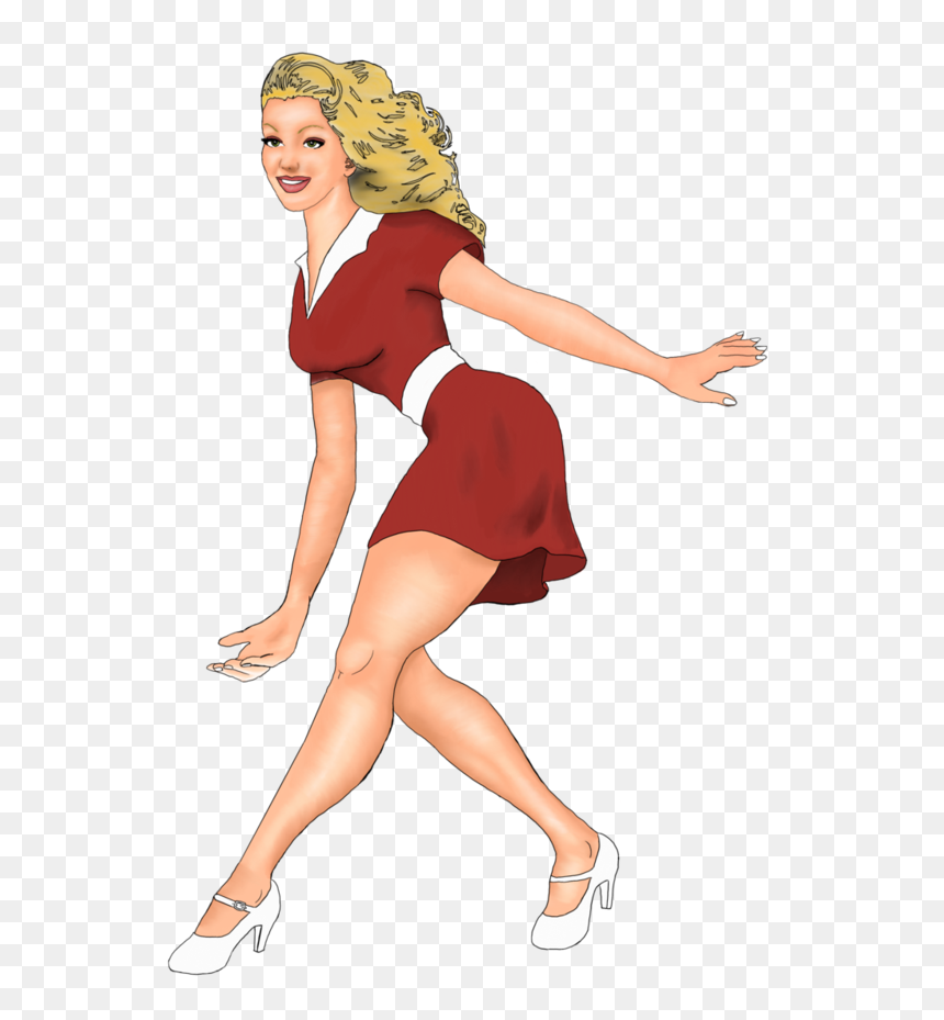Cg Pinup By Itsthatjeremyc - Transparent Pin Up Girl Png, Png Download - it's a girl png