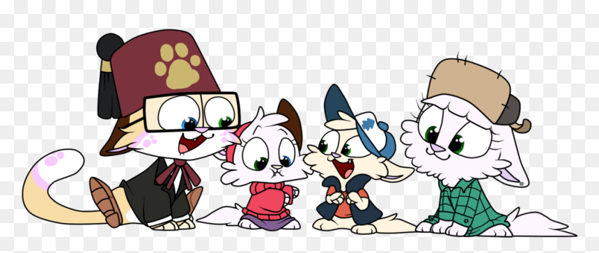 Halloween De Gravity Falls - Gravity Falls As Cats, HD Png Download - gravity falls png