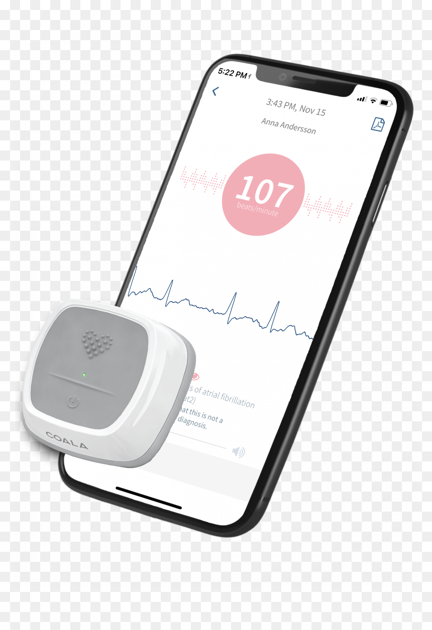Smartphone, HD Png Download - ekg png