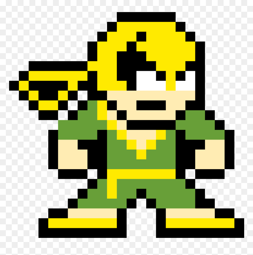 Iron Fist Pixel Art , Png Download - 8 Bit Megaman, Transparent Png - iron fist png
