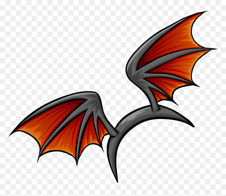 Club Penguin Rewritten Wiki - Purple Bat Wings, HD Png Download - headband png
