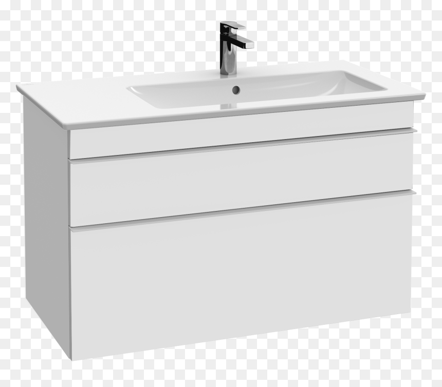 Bathroom Cabinet Drawer Sink - Vivia 76 Тумба Виллерой, HD Png Download - sink png