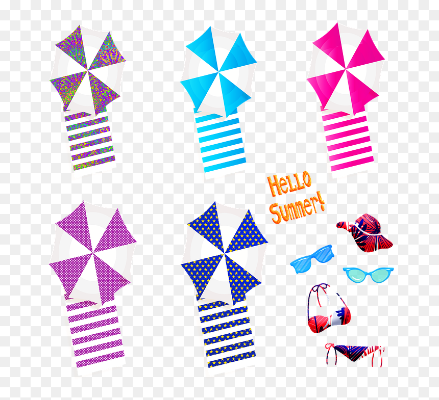 Clip Art, HD Png Download - beach towel png