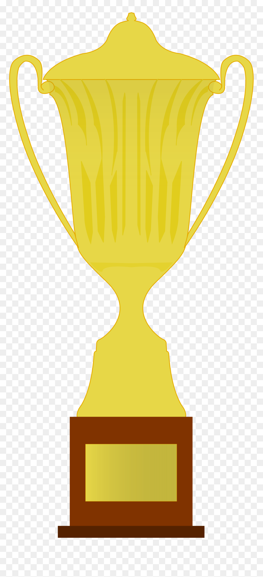 Transparent Trophy Png - Cartoon Gold Trophy Cup, Png Download - award trophy png