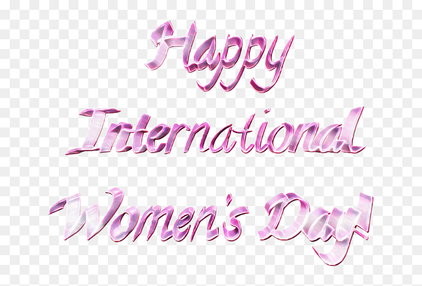 #happy International Women"s Day - Calligraphy, HD Png Download - women's day png