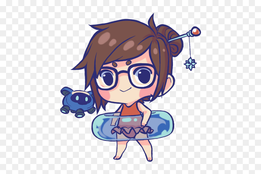 Mei Overwatch Kawaii, HD Png Download - mei overwatch png
