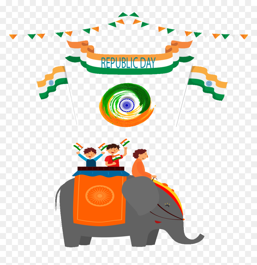 Happy Republic Day Png Image , Png Download - Portable Network Graphics, Transparent Png - republic day png images