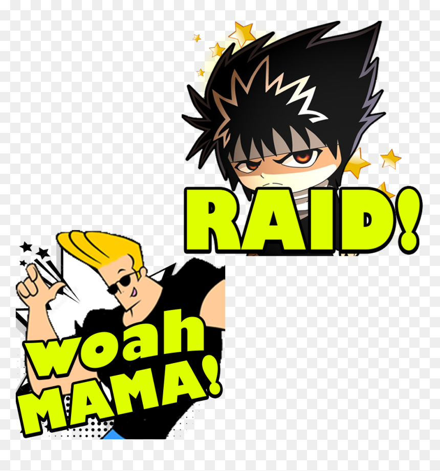 If You Like The Emotes And Want One Custom Made, I - Johnny Bravo, HD Png Download - johnny bravo png