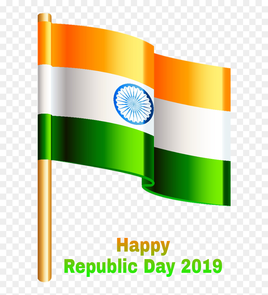 Transparent Republic Day Png Images - Indian Flag Clipart Png, Png Download - republic day png images